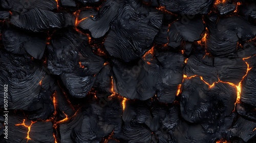 Burning wood ember surface texture with deep glowing detail, great for dynamic visual effects, posters, and nature textures.