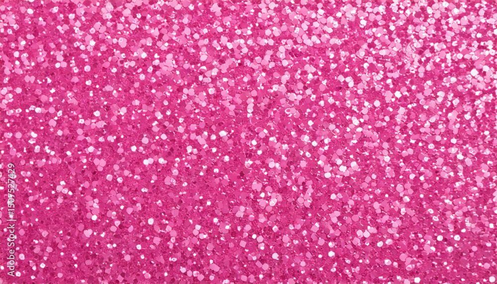 Bright Pink Glitter Texture. Sparkly Glitter Background. Wallpaper.