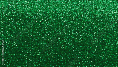 Green Glitter Texture. Sparkly Glitter Background. Wallpaper.