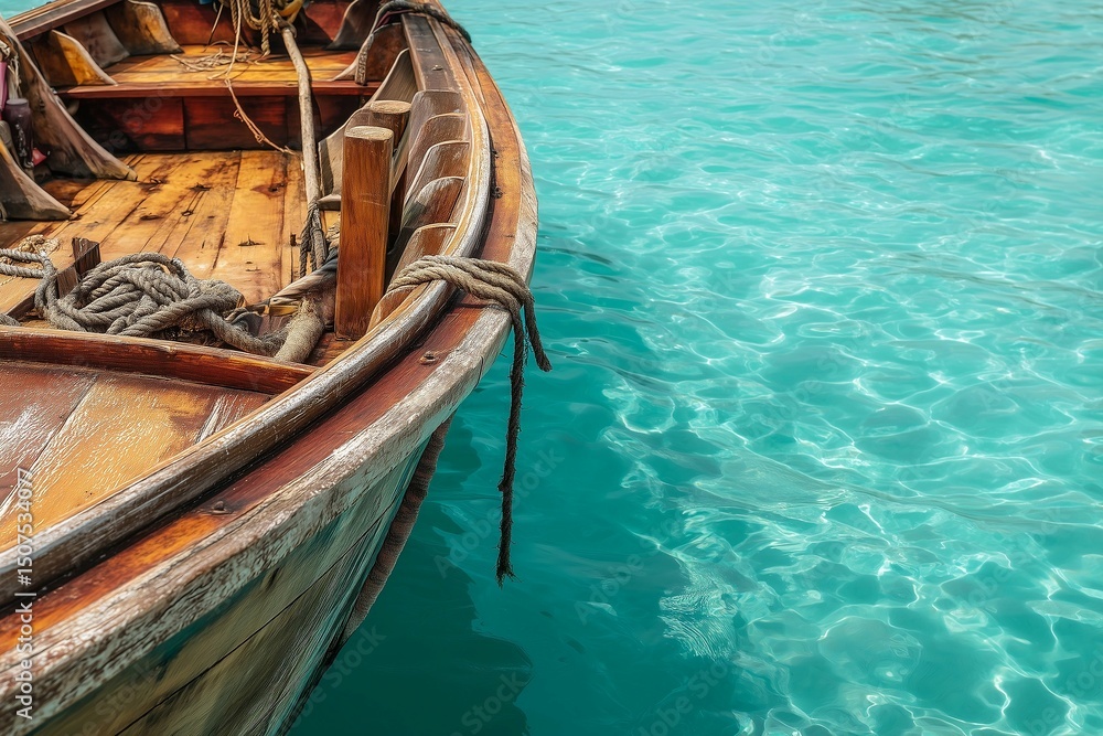 Obraz premium boat on the beach