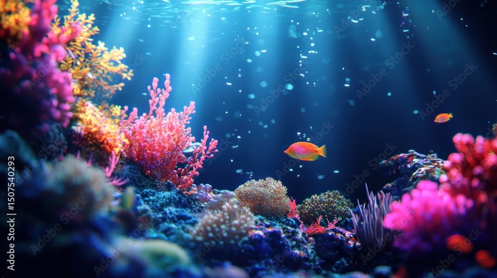 Vibrant Underwater Coral Reef Paradise Vibrant Underwater Coral Reef Paradise