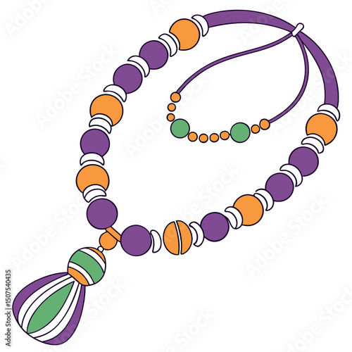High-Quality Cultural Bead Necklace Element