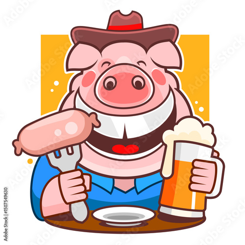 Happy beer day, National Beer Day, vector illustration, flyer, banner, social media post, poster, typography, icons, October 27th, Get Together, fun Life, friends beers benefits of drinking beer