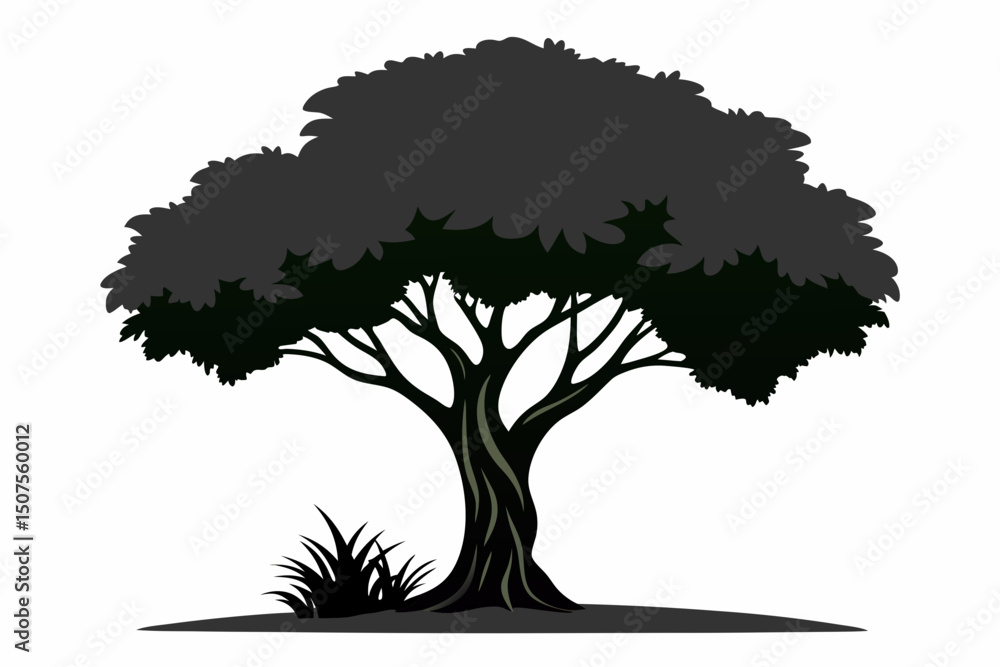 Fototapeta premium vector illustration of a tree