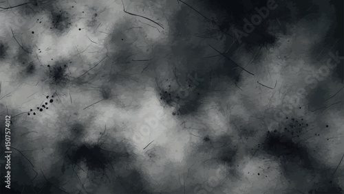 Abstract atmospheric background with dust-engraved texture in vintage tone