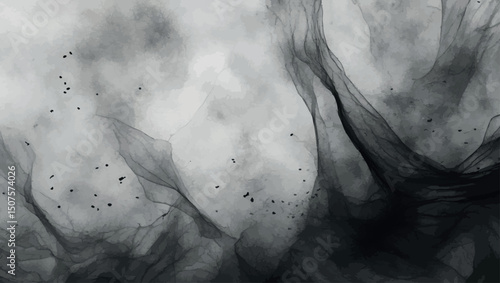 Abstract atmospheric background with dust-engraved texture in vintage tone