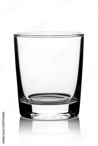 Wallpaper Mural empty glass isolated on white Torontodigital.ca