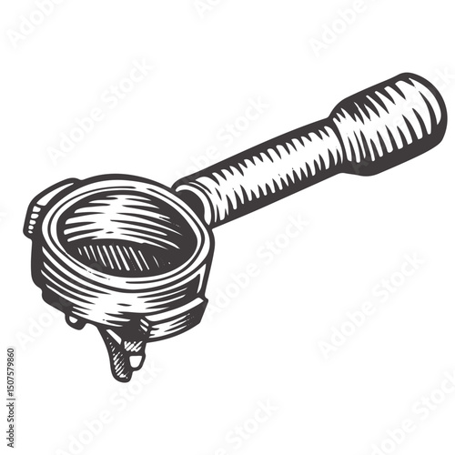 Engraved Portafilter Illustration⁠
