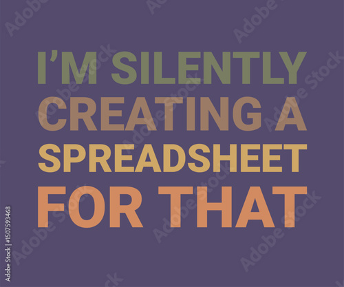 I'm silently creating a spreadsheet for that