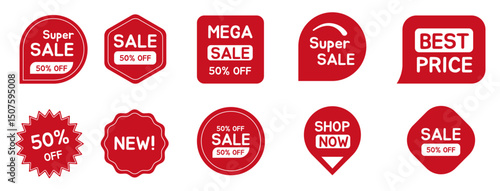 Set of Sale badges 