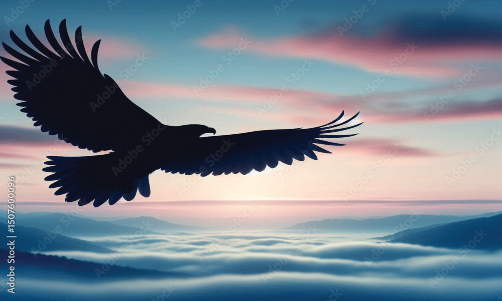 Obraz premium eagle in flight