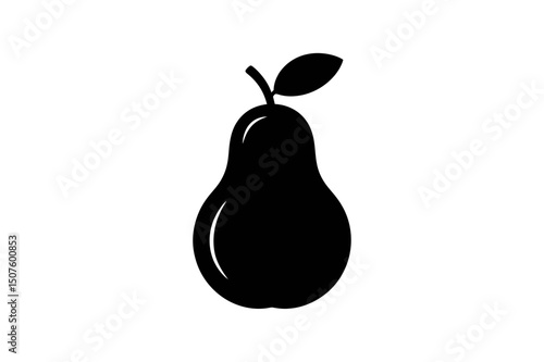 Pear fruit illustration healthy food icon design