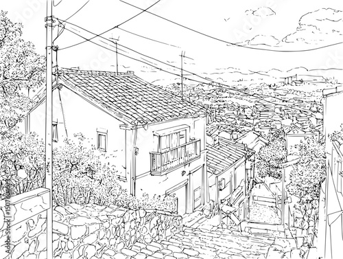 Campaign posters covering street wall, vector illustration art