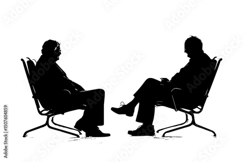 Early retirees enjoying freedom from work, vector design