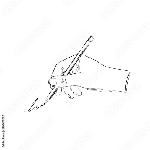 hand sketch image signing