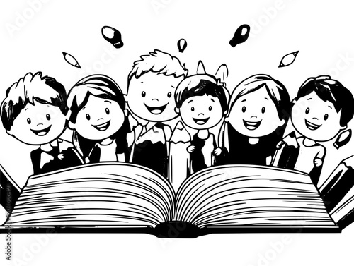 Media outlets showing different realities, vector design