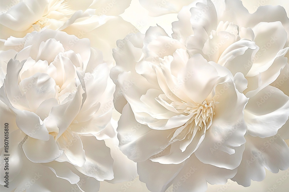 White Peony Flower Background for Elegant Floral Decor White Peony Flower Photography for Luxury Design White Peony Flower Background for Elegant Floral Decor White Peony Flower Photography for Luxury Design