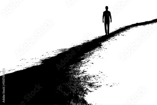 Learning pathways adjusting to mastery, vector illustration