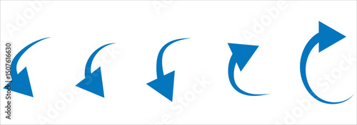 Forward icon vector set, share arrow icons, reply, send, next, right arrows, curve arrows icons flat illustration