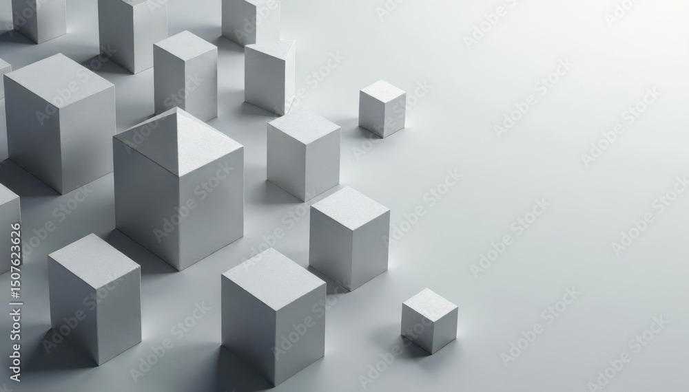 Subtle repetition of grayscale geometric forms on a neutral backdrop, architecture, industrial, structure Subtle repetition of grayscale geometric forms on a neutral backdrop, architecture, industrial, structure