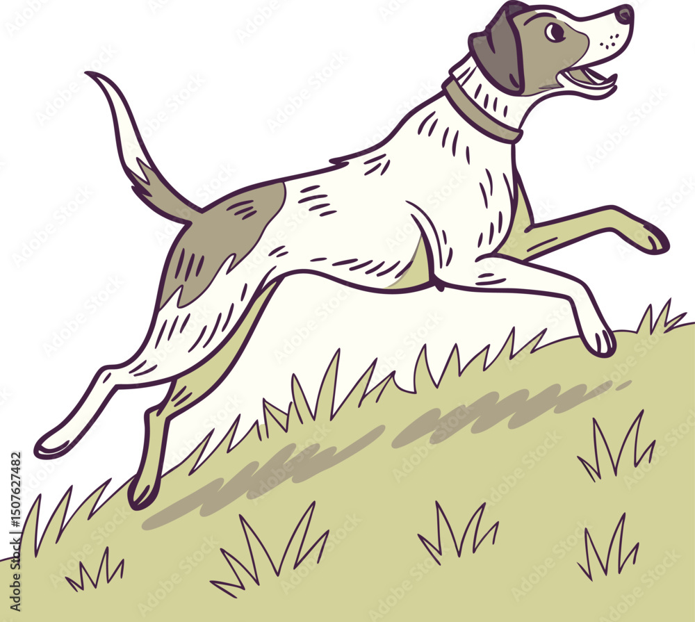 Obraz premium illustration of a dog