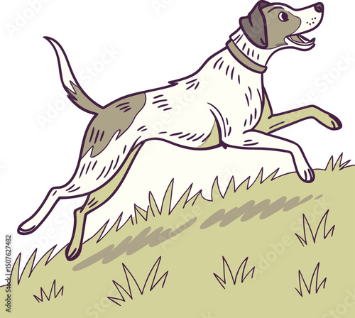 illustration of a dog