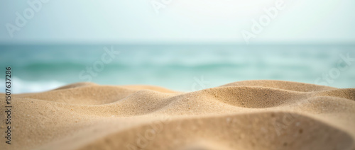 Fototapeta Naklejka Na Ścianę i Meble -  Sand beach with waves