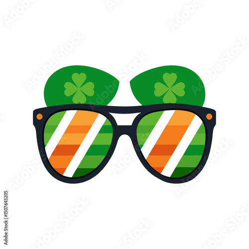 create a vector illustration of sunglasses suitable