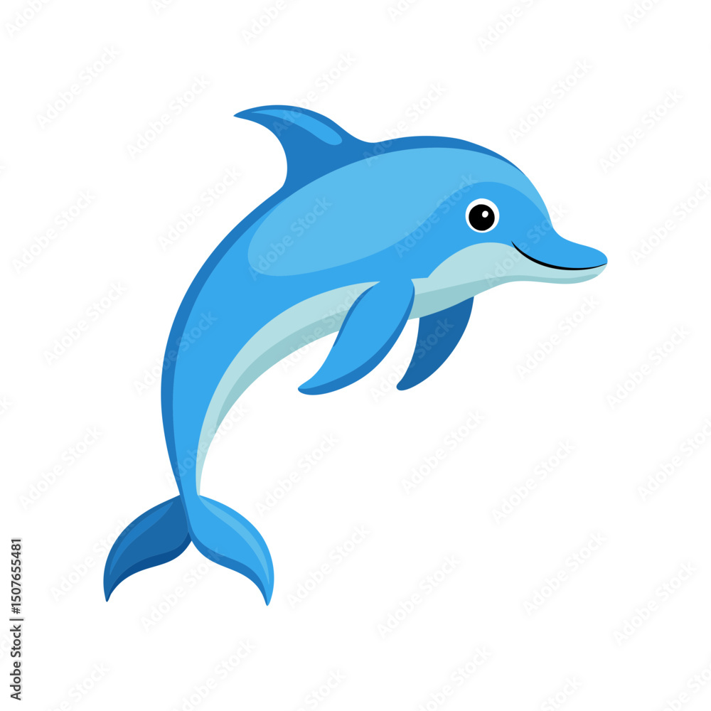 Fototapeta premium create dolphin vector art illustration