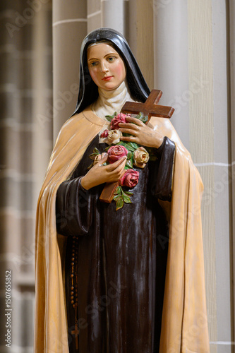 St Thérèse of Lisieux. The Cathedral of St Elizabeth in Košice, Slovakia.