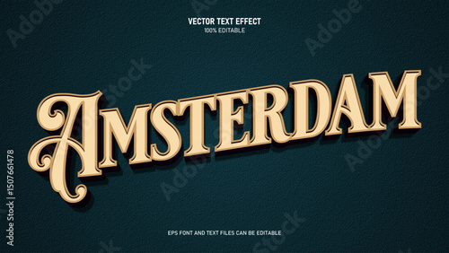 Amsterdam text effect