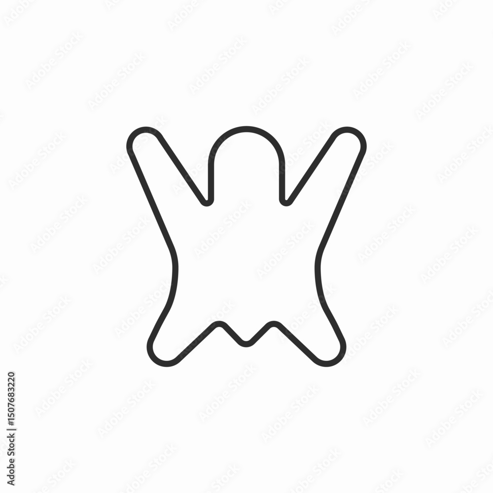 Obraz premium leather piece icon sign vector