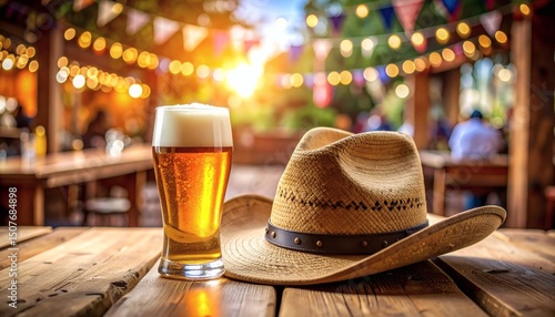 Cold beer with foam on top high resolution photo