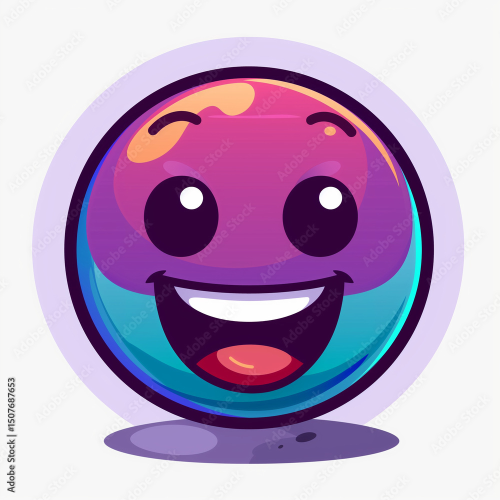Fototapeta premium happy smile emoji