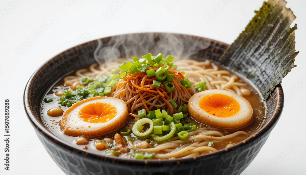 Steaming Bowl of Delicious Ramen Noodles A Culinary Delight Steaming Bowl of Delicious Ramen Noodles A Culinary Delight