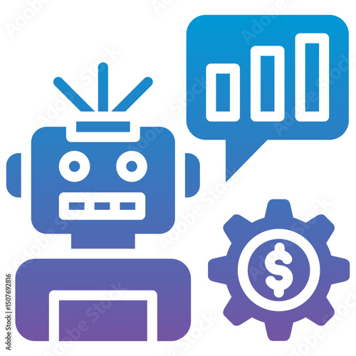 Financial Ai Bot Icon