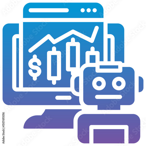 Trading Assistant Bot Icon