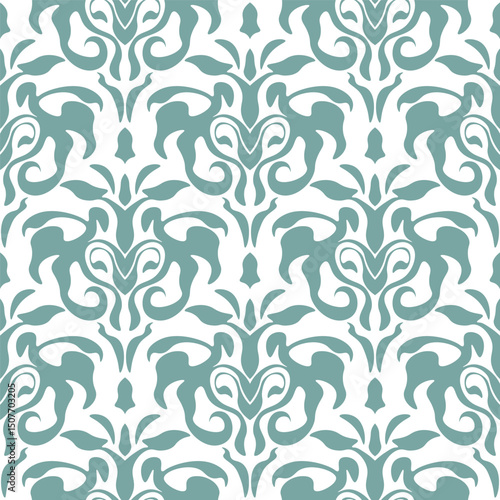 Elegant Seamless Damask Pattern