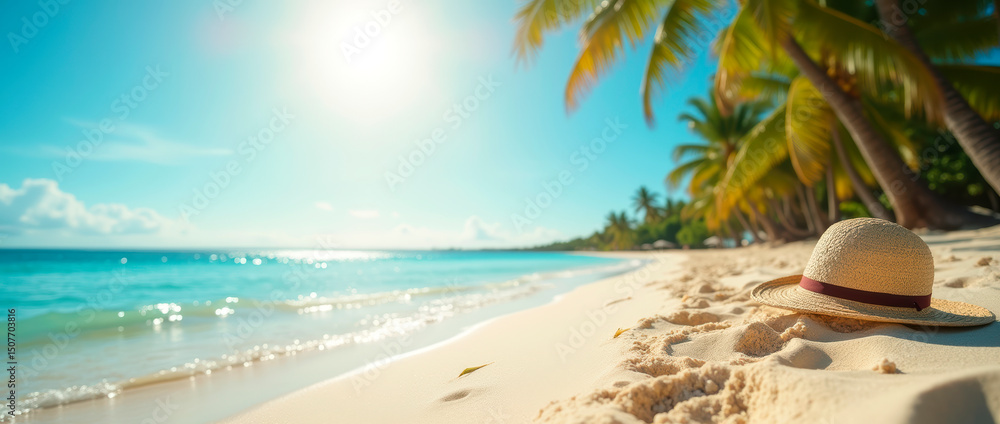 Fototapeta premium Tropical beach scene