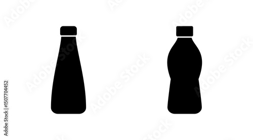 Bottle icon vector. bottle sign and symbol