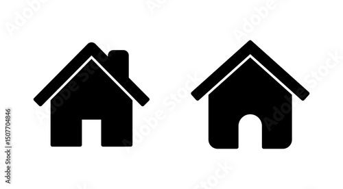House icon vector. Home sign and symbol