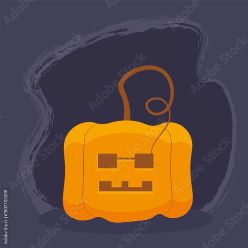 Modern Halloween Pumpkin Design