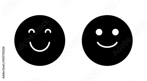Smile icon vector. smile emoticon icon. feedback sign and symbol