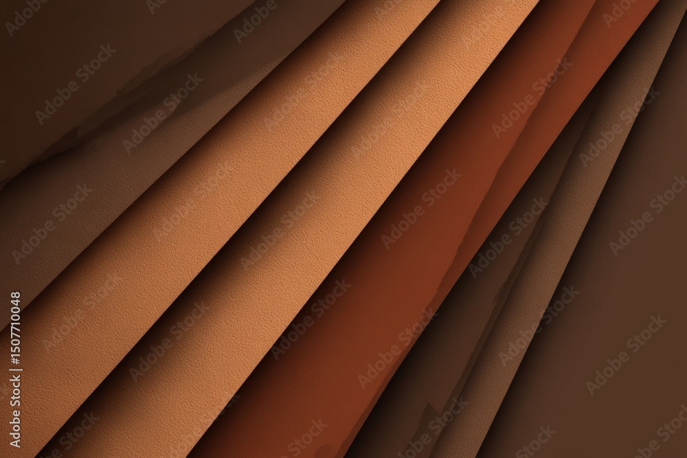 Obraz premium Abstract Brown Layered Design