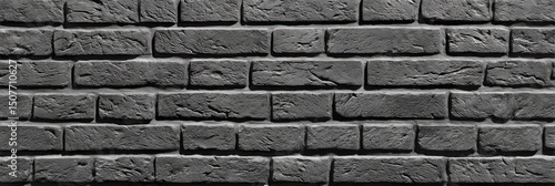 Detailed Gray Brick Wall Texture