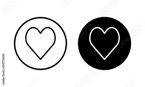 Love icon vector illustration. Heart sign and symbol. Like icon vector.