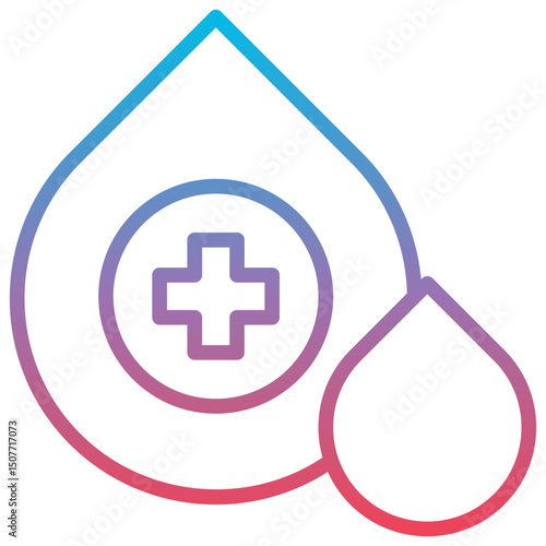 Blood Glucose Drop Icon