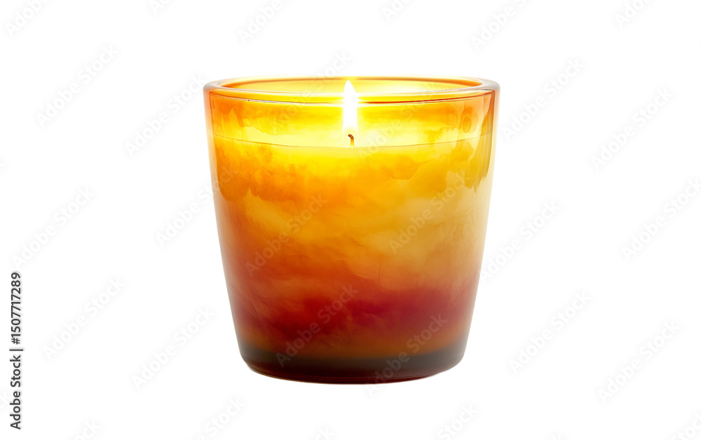 Glowing candle symbolizing peace and hope isolated on a dark background Isolated on transparent background. Glowing candle symbolizing peace and hope isolated on a dark background Isolated on transparent background.