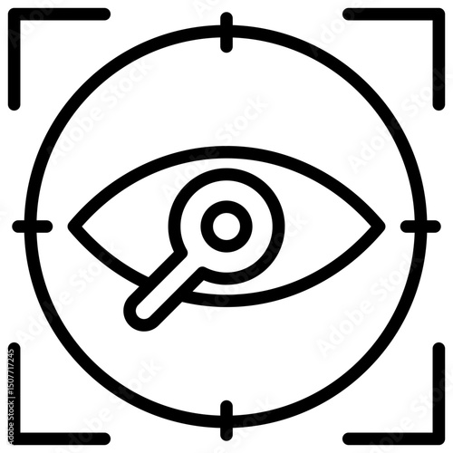Focused Eye Icon