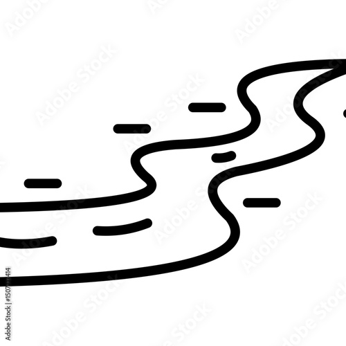 Flowing River Icon